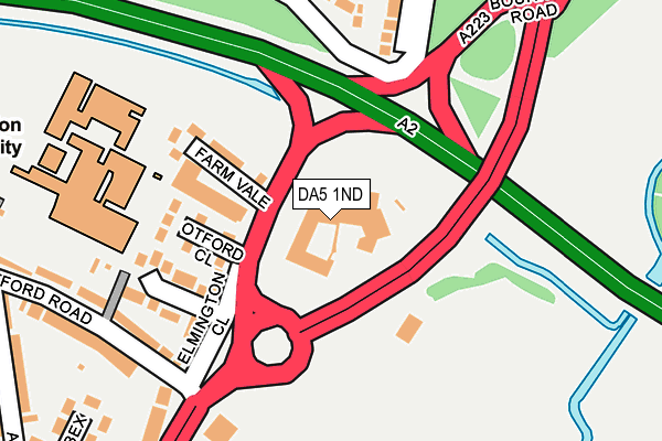 DA5 1ND map - OS OpenMap – Local (Ordnance Survey) DA5 1ND map - OS OpenMap – Local (Ordnance Survey)