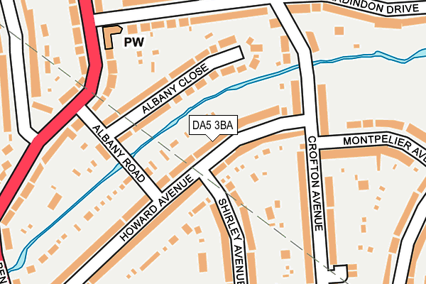 DA5 3BA map - OS OpenMap – Local (Ordnance Survey) DA5 3BA map - OS OpenMap – Local (Ordnance Survey)