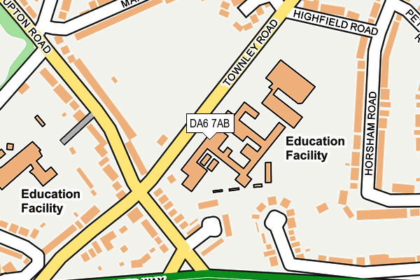 DA6 7AB map - OS OpenMap – Local (Ordnance Survey) DA6 7AB map - OS OpenMap – Local (Ordnance Survey)