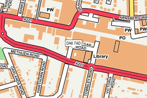 DA6 7AD map - OS OpenMap – Local (Ordnance Survey) DA6 7AD map - OS OpenMap – Local (Ordnance Survey)
