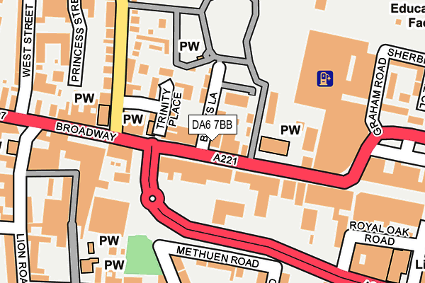 DA6 7BB map - OS OpenMap – Local (Ordnance Survey) DA6 7BB map - OS OpenMap – Local (Ordnance Survey)