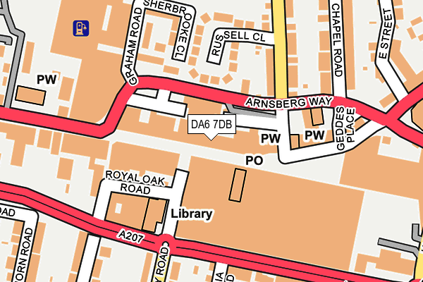 DA6 7DB map - OS OpenMap – Local (Ordnance Survey) DA6 7DB map - OS OpenMap – Local (Ordnance Survey)