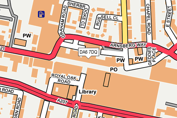 DA6 7DQ map - OS OpenMap – Local (Ordnance Survey) DA6 7DQ map - OS OpenMap – Local (Ordnance Survey)