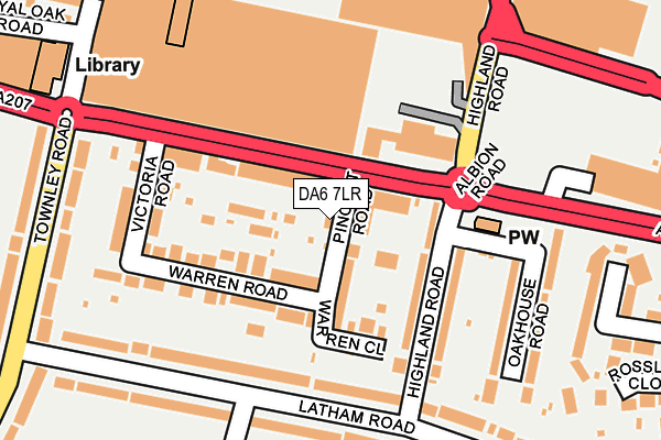 DA6 7LR map - OS OpenMap – Local (Ordnance Survey) DA6 7LR map - OS OpenMap – Local (Ordnance Survey)