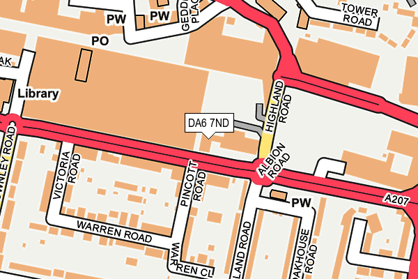 DA6 7ND map - OS OpenMap – Local (Ordnance Survey) DA6 7ND map - OS OpenMap – Local (Ordnance Survey)