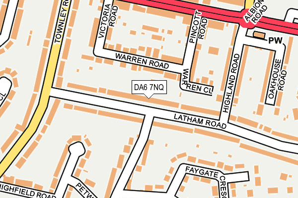DA6 7NQ map - OS OpenMap – Local (Ordnance Survey) DA6 7NQ map - OS OpenMap – Local (Ordnance Survey)