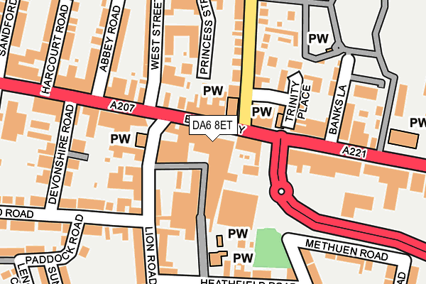 DA6 8ET map - OS OpenMap – Local (Ordnance Survey) DA6 8ET map - OS OpenMap – Local (Ordnance Survey)