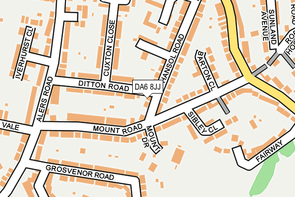 DA6 8JJ map - OS OpenMap – Local (Ordnance Survey) DA6 8JJ map - OS OpenMap – Local (Ordnance Survey)
