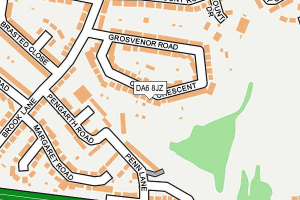 DA6 8JZ map - OS OpenMap – Local (Ordnance Survey) DA6 8JZ map - OS OpenMap – Local (Ordnance Survey)