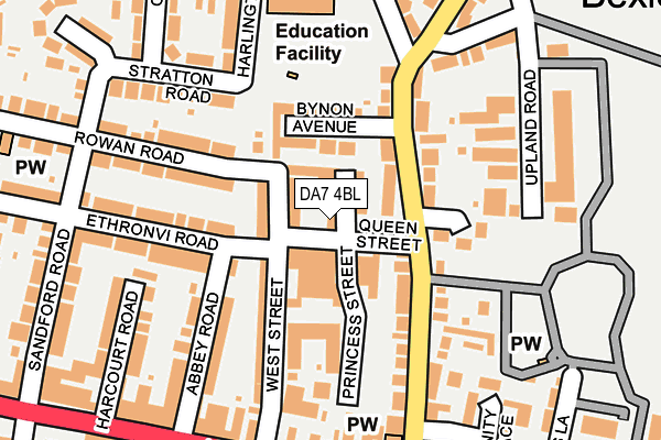 DA7 4BL map - OS OpenMap – Local (Ordnance Survey)