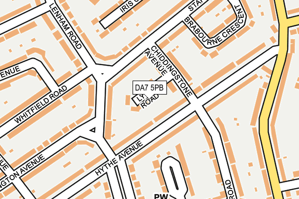 DA7 5PB map - OS OpenMap – Local (Ordnance Survey) DA7 5PB map - OS OpenMap – Local (Ordnance Survey)