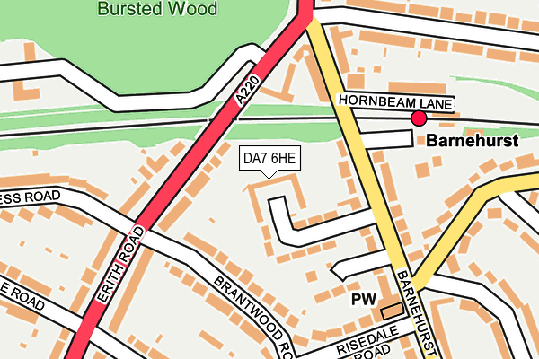 DA7 6HE map - OS OpenMap – Local (Ordnance Survey) DA7 6HE map - OS OpenMap – Local (Ordnance Survey)