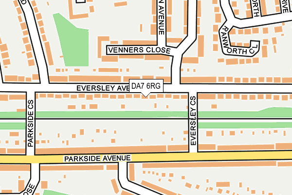 DA7 6RG map - OS OpenMap – Local (Ordnance Survey) DA7 6RG map - OS OpenMap – Local (Ordnance Survey)