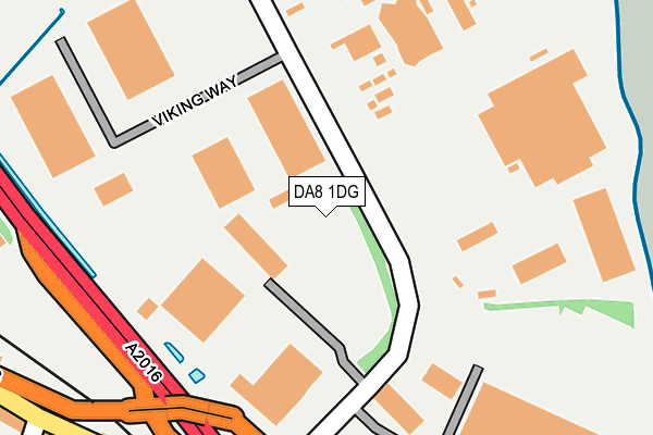 DA8 1DG map - OS OpenMap – Local (Ordnance Survey) DA8 1DG map - OS OpenMap – Local (Ordnance Survey)