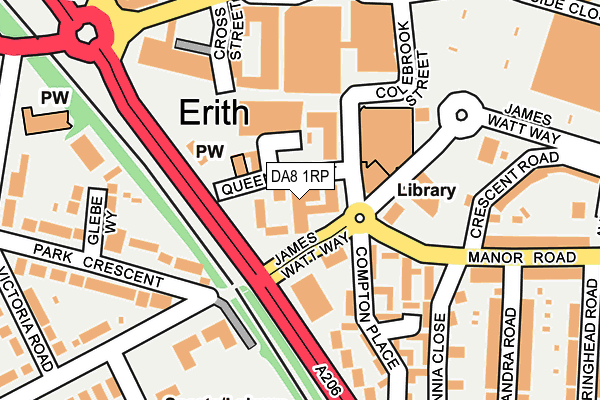 DA8 1RP map - OS OpenMap – Local (Ordnance Survey) DA8 1RP map - OS OpenMap – Local (Ordnance Survey)