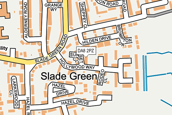 DA8 2PZ map - OS OpenMap – Local (Ordnance Survey) DA8 2PZ map - OS OpenMap – Local (Ordnance Survey)