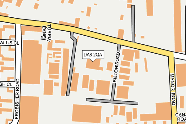 DA8 2QA map - OS OpenMap – Local (Ordnance Survey) DA8 2QA map - OS OpenMap – Local (Ordnance Survey)