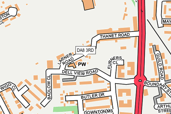 DA8 3RD map - OS OpenMap – Local (Ordnance Survey) DA8 3RD map - OS OpenMap – Local (Ordnance Survey)