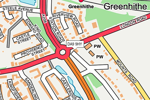 DA9 9HY map - OS OpenMap – Local (Ordnance Survey) DA9 9HY map - OS OpenMap – Local (Ordnance Survey)