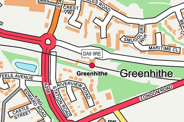DA9 9RE map - OS OpenMap – Local (Ordnance Survey) DA9 9RE map - OS OpenMap – Local (Ordnance Survey)