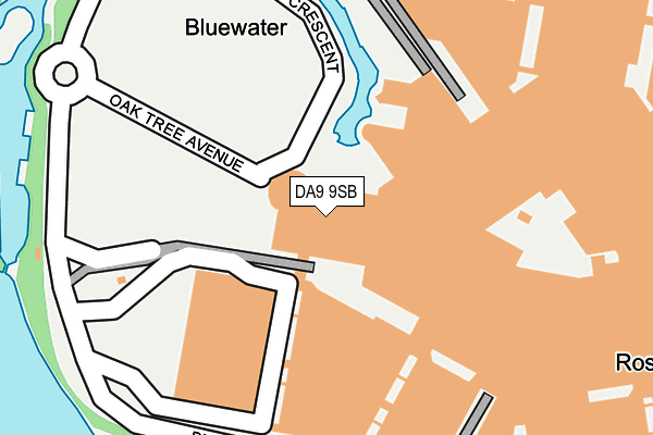 DA9 9SB map - OS OpenMap – Local (Ordnance Survey) DA9 9SB map - OS OpenMap – Local (Ordnance Survey)
