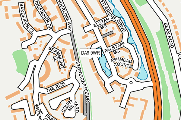 DA9 9WR map - OS OpenMap – Local (Ordnance Survey) DA9 9WR map - OS OpenMap – Local (Ordnance Survey)