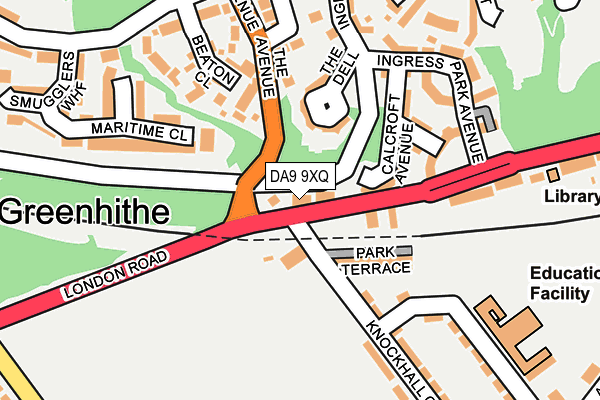 DA9 9XQ map - OS OpenMap – Local (Ordnance Survey) DA9 9XQ map - OS OpenMap – Local (Ordnance Survey)