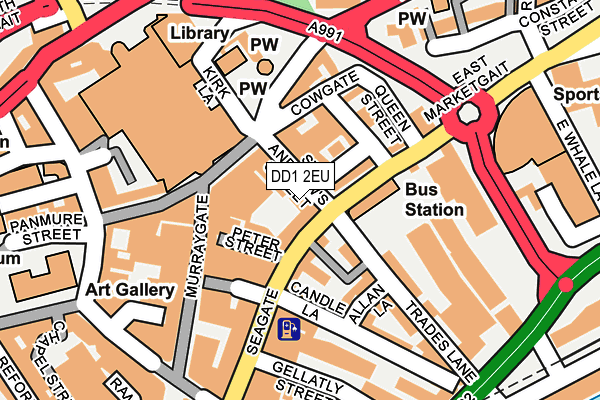 DD1 2EU map - OS OpenMap – Local (Ordnance Survey) DD1 2EU map - OS OpenMap – Local (Ordnance Survey)