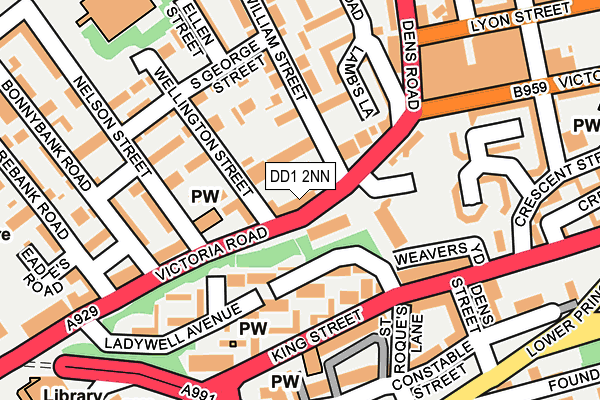 DD1 2NN map - OS OpenMap – Local (Ordnance Survey) DD1 2NN map - OS OpenMap – Local (Ordnance Survey)