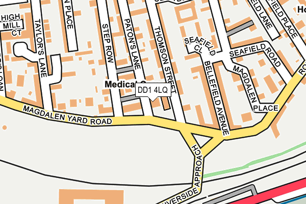 DD1 4LQ map - OS OpenMap – Local (Ordnance Survey)