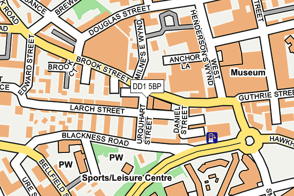 DD1 5BP map - OS OpenMap – Local (Ordnance Survey) DD1 5BP map - OS OpenMap – Local (Ordnance Survey)