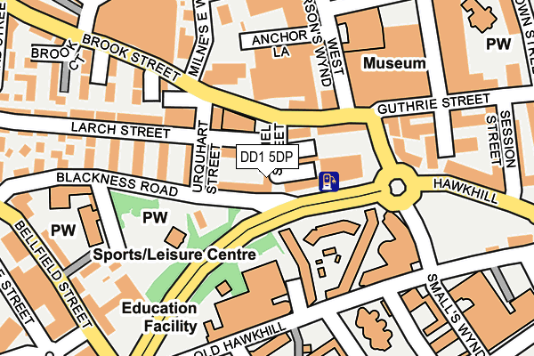 DD1 5DP map - OS OpenMap – Local (Ordnance Survey) DD1 5DP map - OS OpenMap – Local (Ordnance Survey)