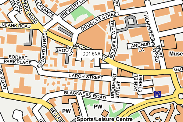 DD1 5NA map - OS OpenMap – Local (Ordnance Survey) DD1 5NA map - OS OpenMap – Local (Ordnance Survey)