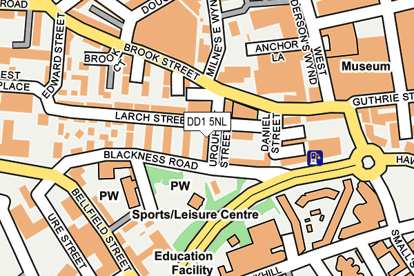 DD1 5NL map - OS OpenMap – Local (Ordnance Survey) DD1 5NL map - OS OpenMap – Local (Ordnance Survey)