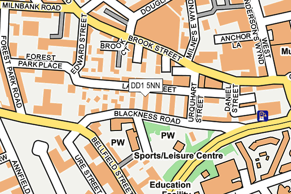 DD1 5NN map - OS OpenMap – Local (Ordnance Survey)