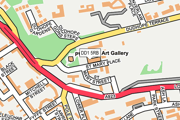 DD1 5RB map - OS OpenMap – Local (Ordnance Survey) DD1 5RB map - OS OpenMap – Local (Ordnance Survey)