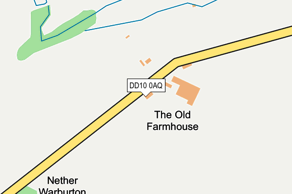 DD10 0AQ map - OS OpenMap – Local (Ordnance Survey) DD10 0AQ map - OS OpenMap – Local (Ordnance Survey)