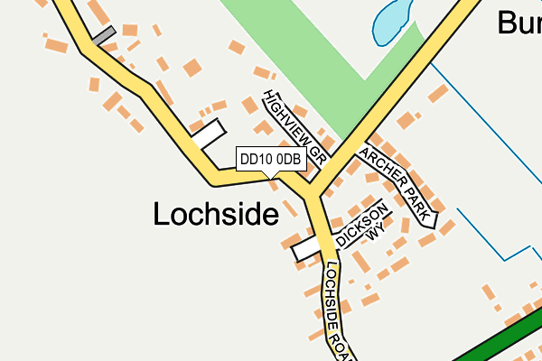 DD10 0DB map - OS OpenMap – Local (Ordnance Survey) DD10 0DB map - OS OpenMap – Local (Ordnance Survey)