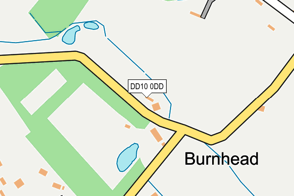 DD10 0DD map - OS OpenMap – Local (Ordnance Survey)