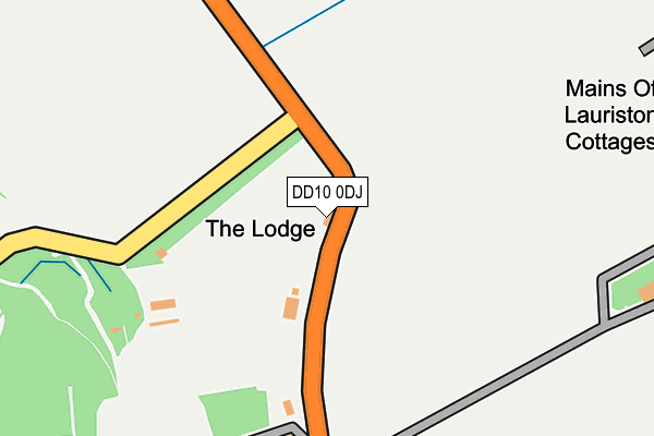 DD10 0DJ map - OS OpenMap – Local (Ordnance Survey) DD10 0DJ map - OS OpenMap – Local (Ordnance Survey)