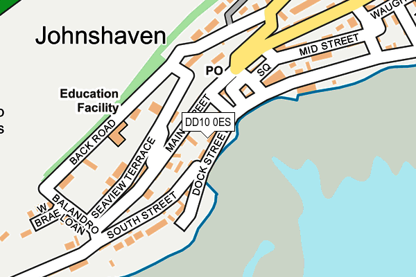 DD10 0ES map - OS OpenMap – Local (Ordnance Survey) DD10 0ES map - OS OpenMap – Local (Ordnance Survey)