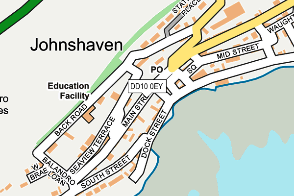 DD10 0EY map - OS OpenMap – Local (Ordnance Survey) DD10 0EY map - OS OpenMap – Local (Ordnance Survey)