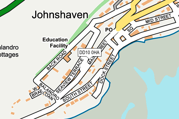 DD10 0HA map - OS OpenMap – Local (Ordnance Survey) DD10 0HA map - OS OpenMap – Local (Ordnance Survey)