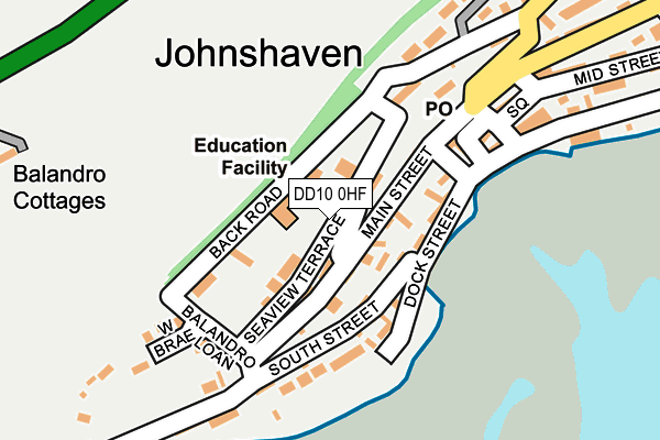 DD10 0HF map - OS OpenMap – Local (Ordnance Survey) DD10 0HF map - OS OpenMap – Local (Ordnance Survey)