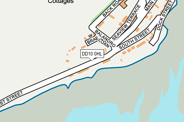 DD10 0HL map - OS OpenMap – Local (Ordnance Survey) DD10 0HL map - OS OpenMap – Local (Ordnance Survey)