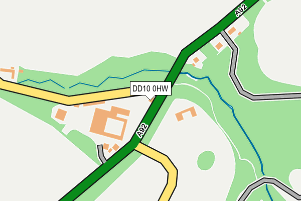 DD10 0HW map - OS OpenMap – Local (Ordnance Survey) DD10 0HW map - OS OpenMap – Local (Ordnance Survey)
