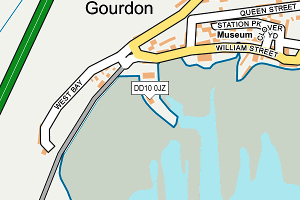 DD10 0JZ map - OS OpenMap – Local (Ordnance Survey) DD10 0JZ map - OS OpenMap – Local (Ordnance Survey)