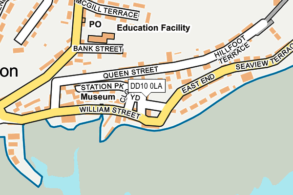 DD10 0LA map - OS OpenMap – Local (Ordnance Survey) DD10 0LA map - OS OpenMap – Local (Ordnance Survey)