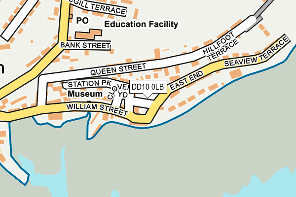 DD10 0LB map - OS OpenMap – Local (Ordnance Survey) DD10 0LB map - OS OpenMap – Local (Ordnance Survey)