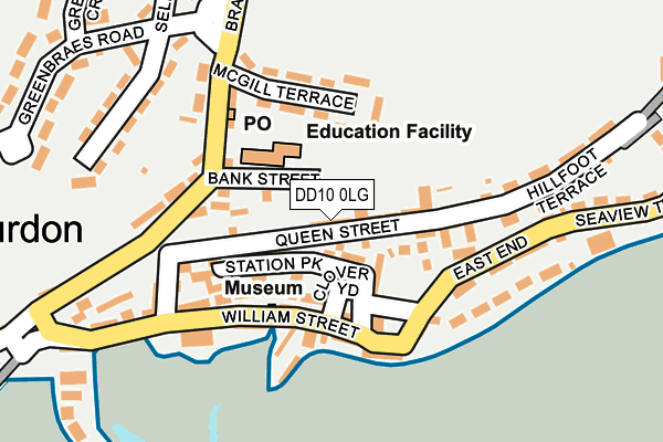 DD10 0LG map - OS OpenMap – Local (Ordnance Survey) DD10 0LG map - OS OpenMap – Local (Ordnance Survey)